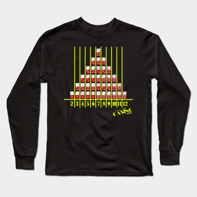 Cousin Vito's Casino Craps Chart shirt Long Sleeve T-Shirt by MakeLuckHappen